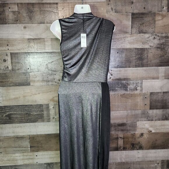 New BCBG Maxazria Liquid turtleneck asymmetric dress - Picture 6 of 10